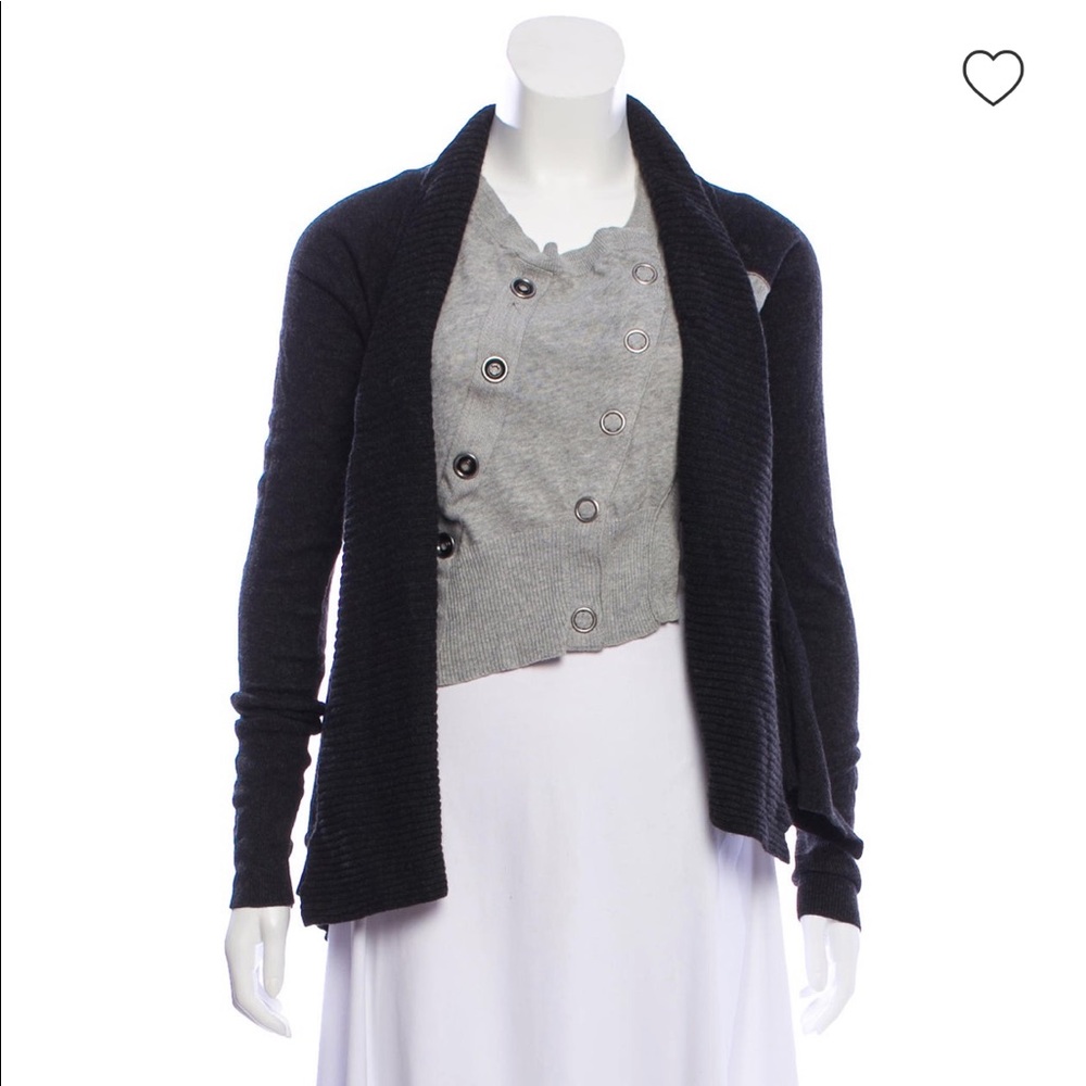 Grey AllSaints lightweight Nanaea cardigan